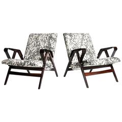 Pair of Mid-Century Hungarian Armchairs 8