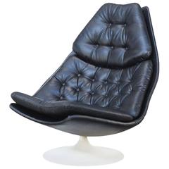 Vintage 1960s Geoffrey Harcourt F590 Lounge Chair for Artifort