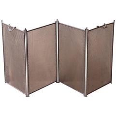 Antique 19th Century French Fireplace Screen, Fire Screen