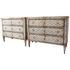 19th Century French Decoratively Painted Chest