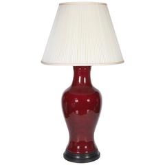 A Chinese Flambe-Glazed Vase Fitted as Lamp 2