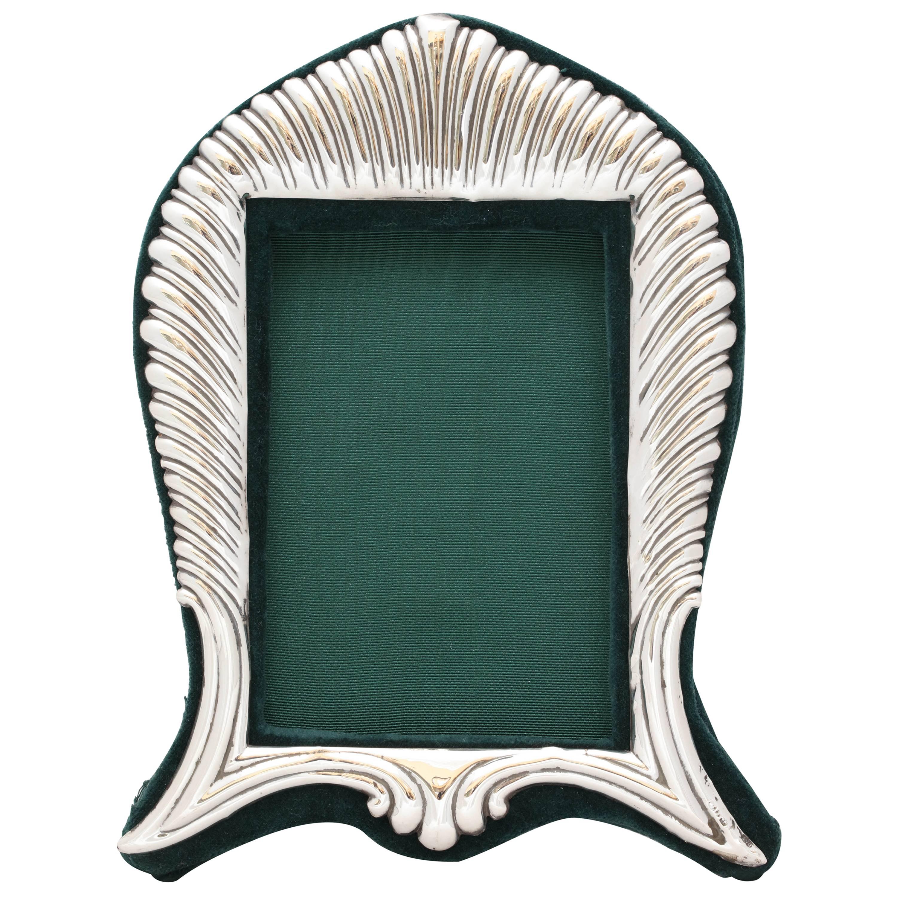 Unusual Victorian Sterling Silver Picture Frame