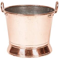 Victorian Copper Pail or Wine Cooler 4