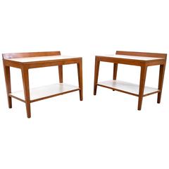 Pair of Beautiful Bedside Tables by Gio Ponti, Italy, Late 1950s 3