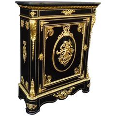 Antique Furniture LXVI Stamped Vedder in Boulle Marquetry 19th Century Napoleon III P