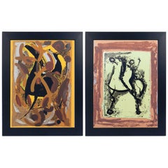 Pair of Marino Marini Lithographs