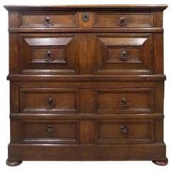 Oak Late 17th Century Antique Chest of Drawers