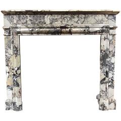Antique Louis XVI Style Marble Mantel, circa 1870