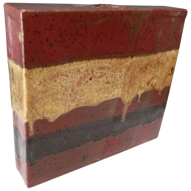 1960s William Wyman Ceramic Book Vase For Sale at 1stDibs