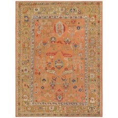 Late 19th Century Oushak Rug from Turkey