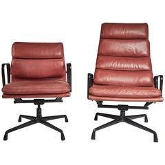 Soft Pad Management and Executive Desk Chairs by Charles Eames for Herman Miller