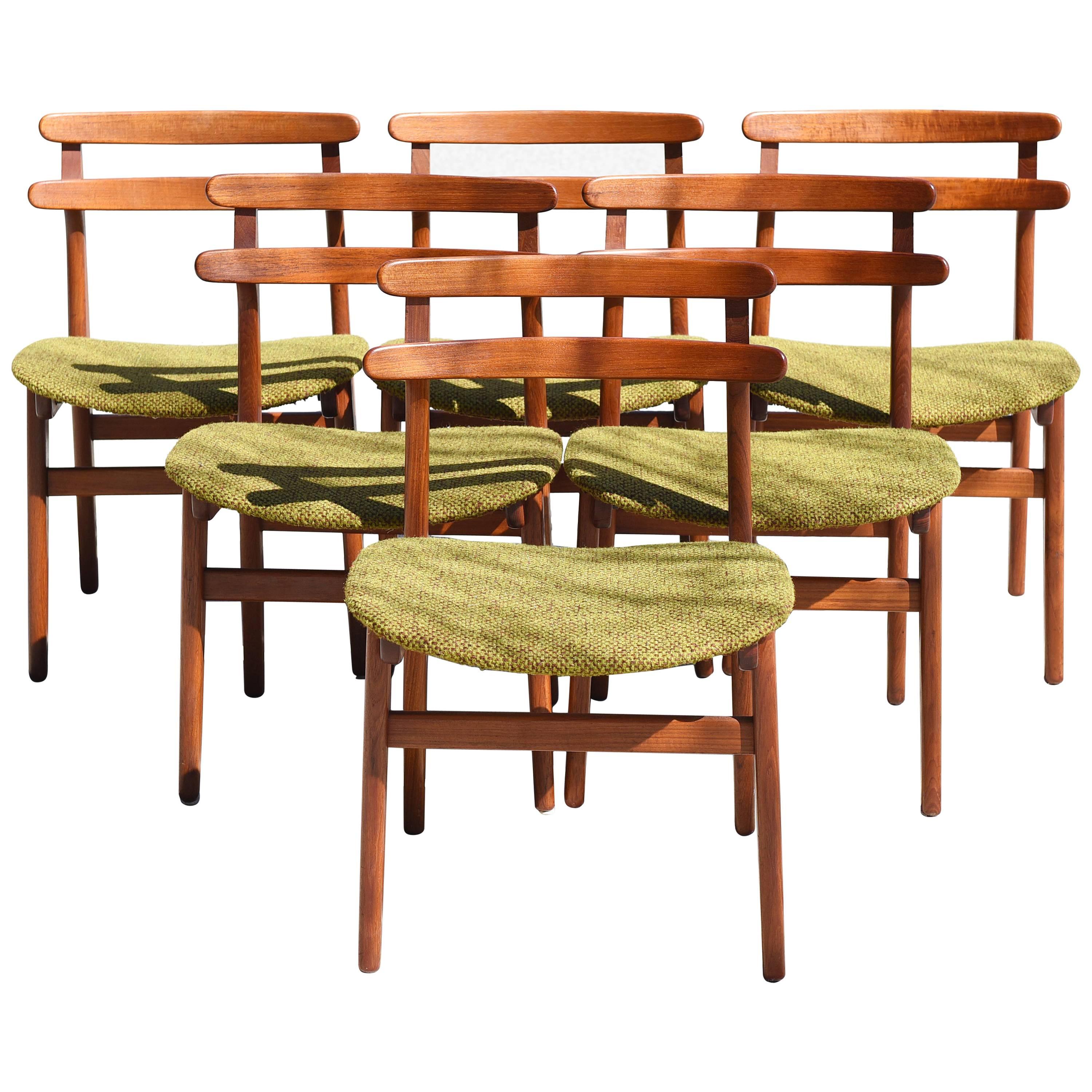 Poul Volther Ladder Back Dining Chairs, Set of Six For Sale