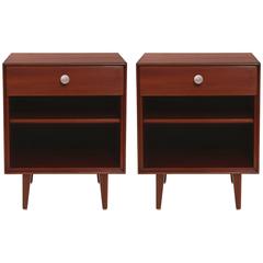 George Nelson Herman Miller Thin Edge Nightstands