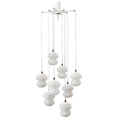 Retro Hanging Lamp with Beautiful Glass Shades