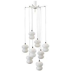 Hanging Lamp with Beautiful Glass Shades 10