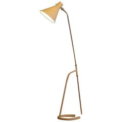 1950s, Beautiful Floor Lamp by Hans Bergström for Ateljé Lyktan
