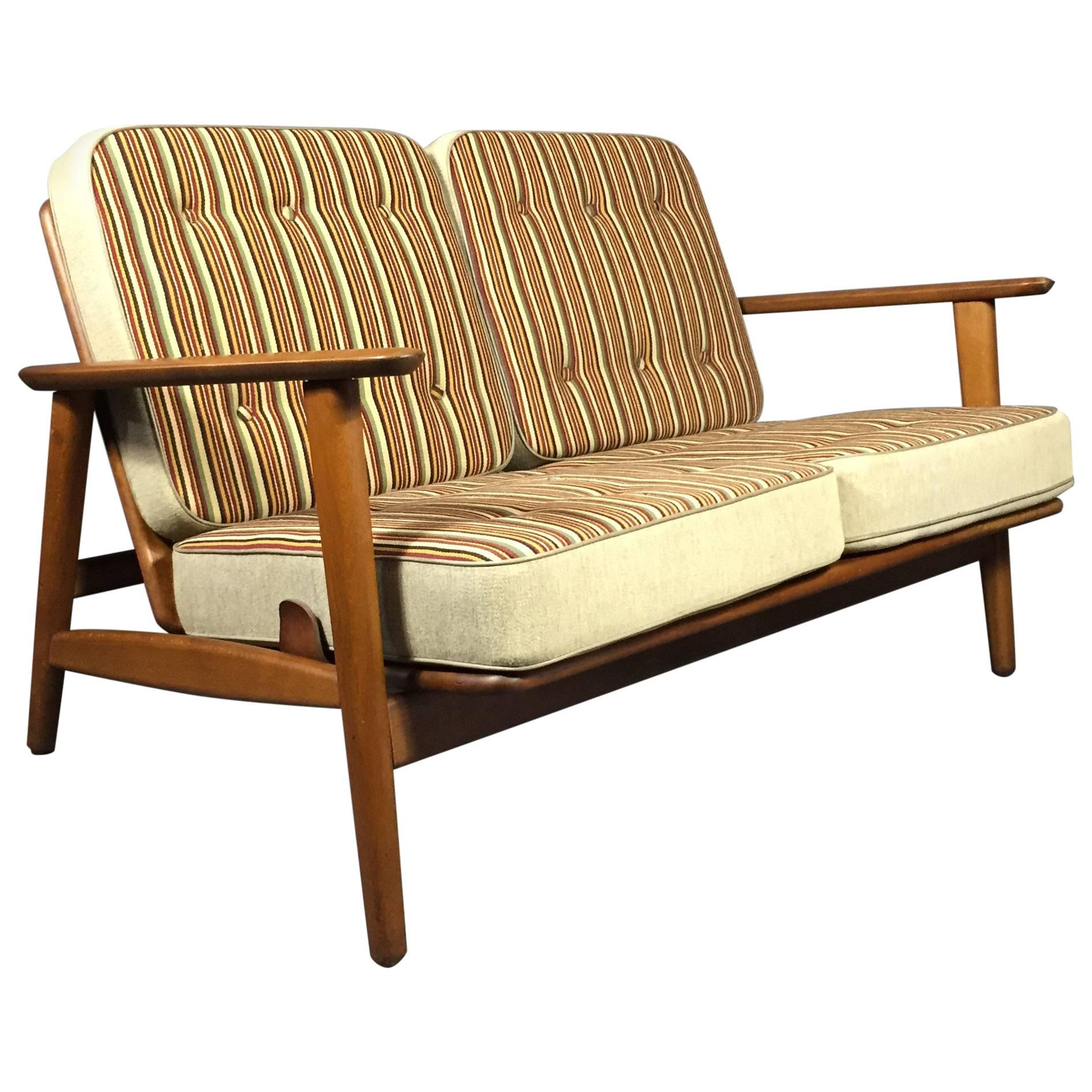 Hans Wegner GE-233 Two-Seat Sofa, Designed 1952, GETAMA