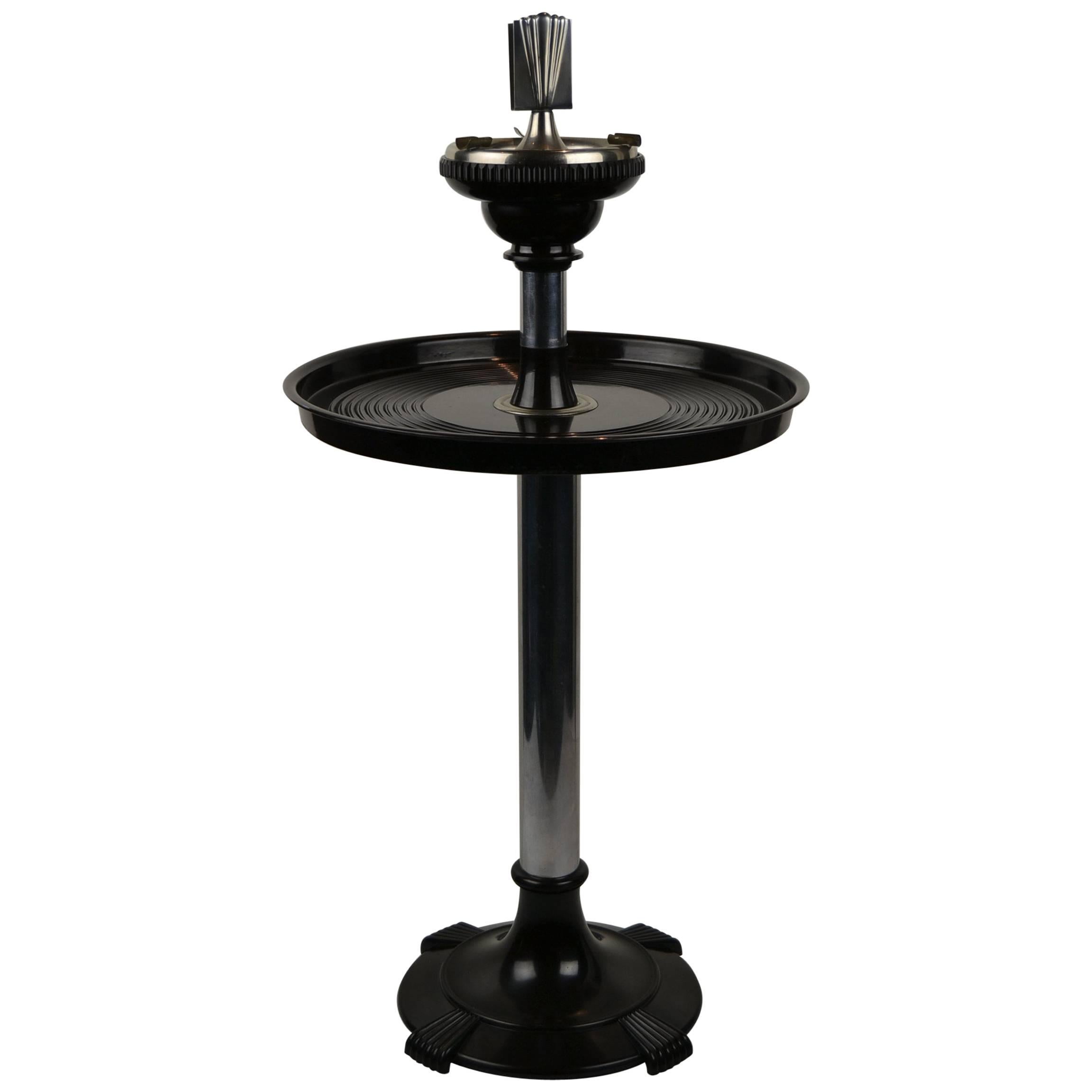 Smoking Stand Bakelite and Chrome