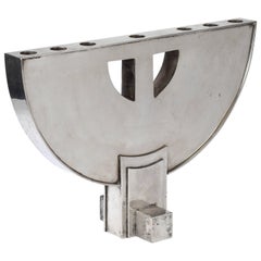 Retro Spectacular Silver Candelabra by Hans Hollein, circa 1979