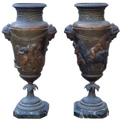 Pair of Garden Jardinières in Napoleon III Style, France, 1875