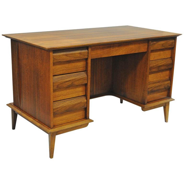 Lane Altavista First Edition Tambour Door Bookcase Front Kneehole Lane Altavista First Edition Tambour Door Bookcase Front Kneehole Writing Desk For