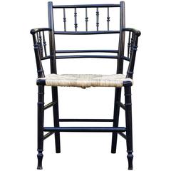 William Morris & Co Ebonized Arts and Crafts Sussex Armchair 11