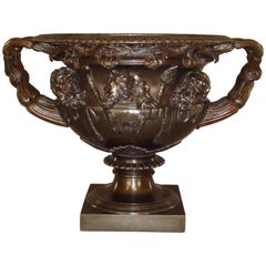 19th Century Grand Tour Bronze Warwick Vase
