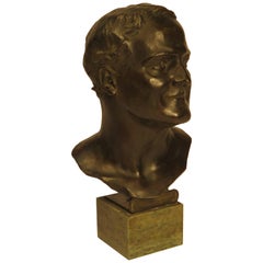 Glasgow School Bronze Bust by Francis Derwent Wood