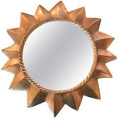 Little Giltwood Star Mirror by William Harvey Studio