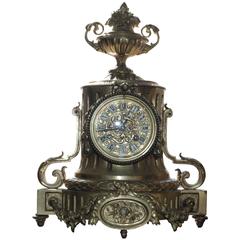 Tiffany & Co. 19th Century Bronze Mantel Clock