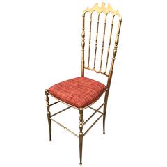 1950s Italian Brass Chiavari Chair 8