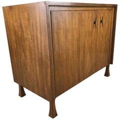 Stylized Ribbon Mahogany Cabinet or Dresser by John Widdicomb