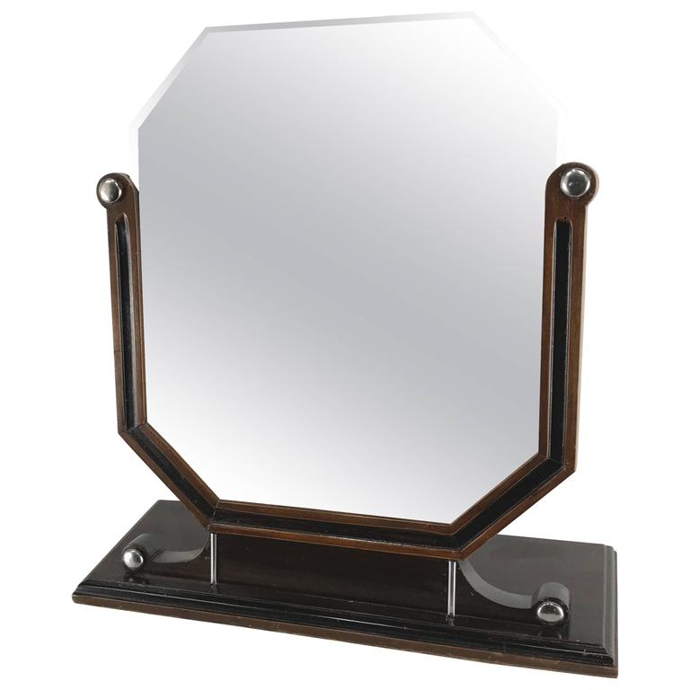 Stylized Art Deco Dresser Mirror For Sale at 1stDibs
