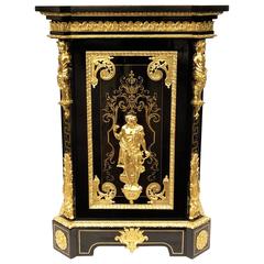 Unique and Rare Elysée Ceremonial Cabinet, Louis XIV Style, France, 1875