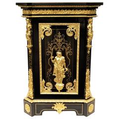 Unique and Rare Elysée Ceremonial Cabinet, Louis XIV Style, France, 1875