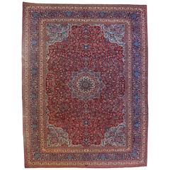 Early 20th Century Ispahan Rug, Imperial Workshop of Shah, circa 1920, Iran