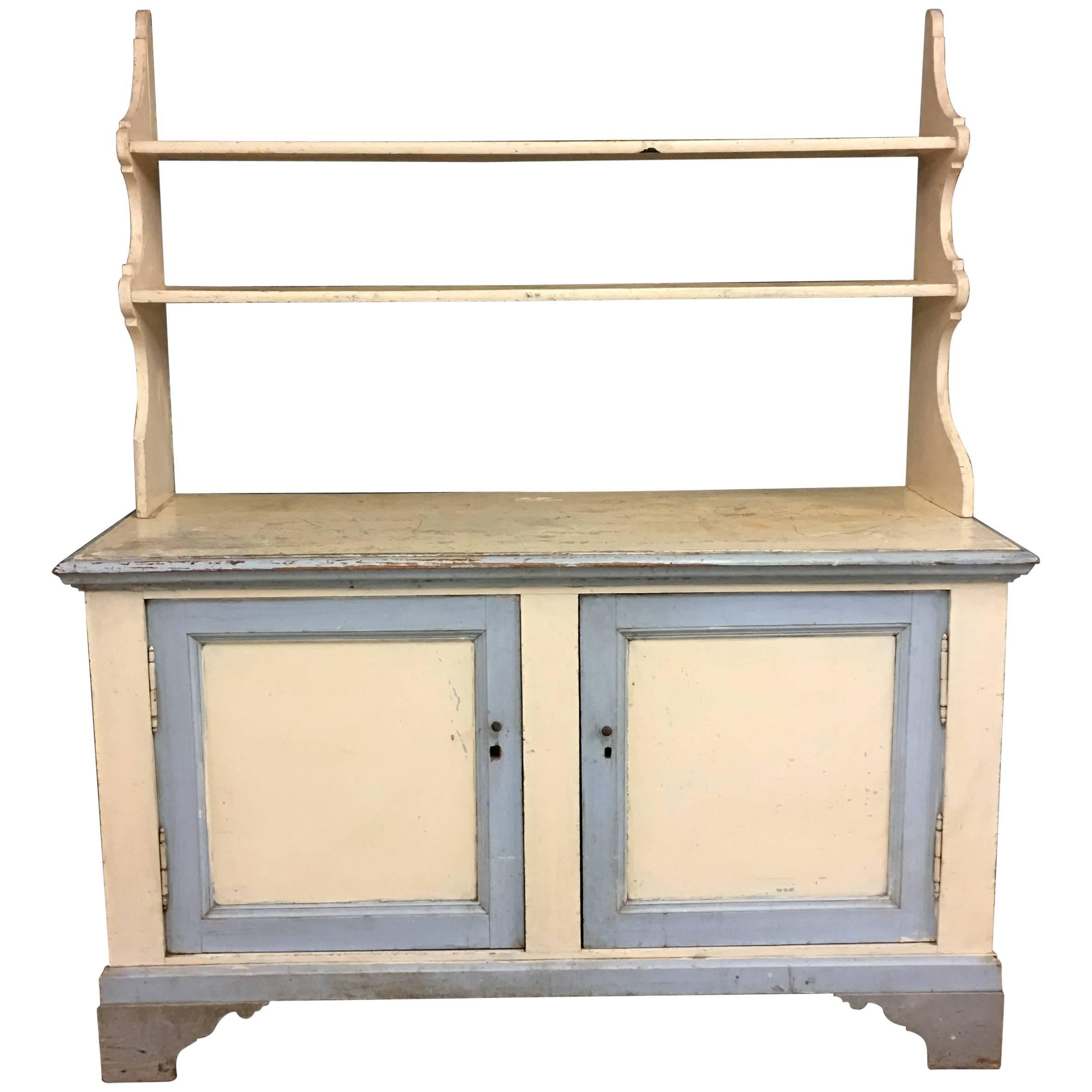 Antique Painted Cabinet, France, 19th Century For Sale