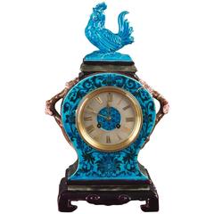 French Porcelain Mantel Clock
