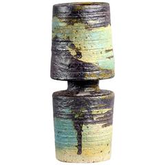 Unique Stoneware Vase by Annikki Hovisaari for Arabia, Finland, 1960s 9