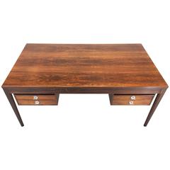 Bureau de direction Diplomat en bois de rose de Finn Juhl pour France et Fils