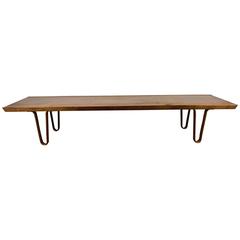 Classic Modernist Long John Table or Bench by Edward Wormley for Dunbar