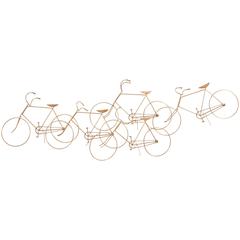 1978 Century Jere Brass Bicycle Wall Sculpture