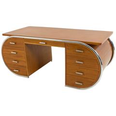 Rare and Important French Art Deco Desk, 1930s
