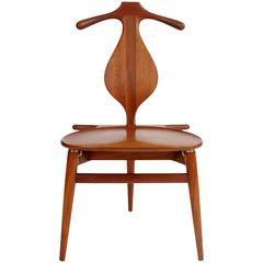 Hans Wegner 'Valet Chair' in Teak for Johannes Hansen, 1950s 3