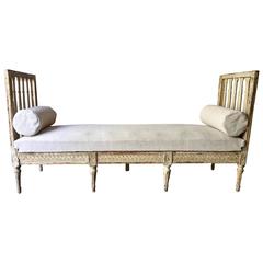 18th Century Swedish Period Gustavian Daybed