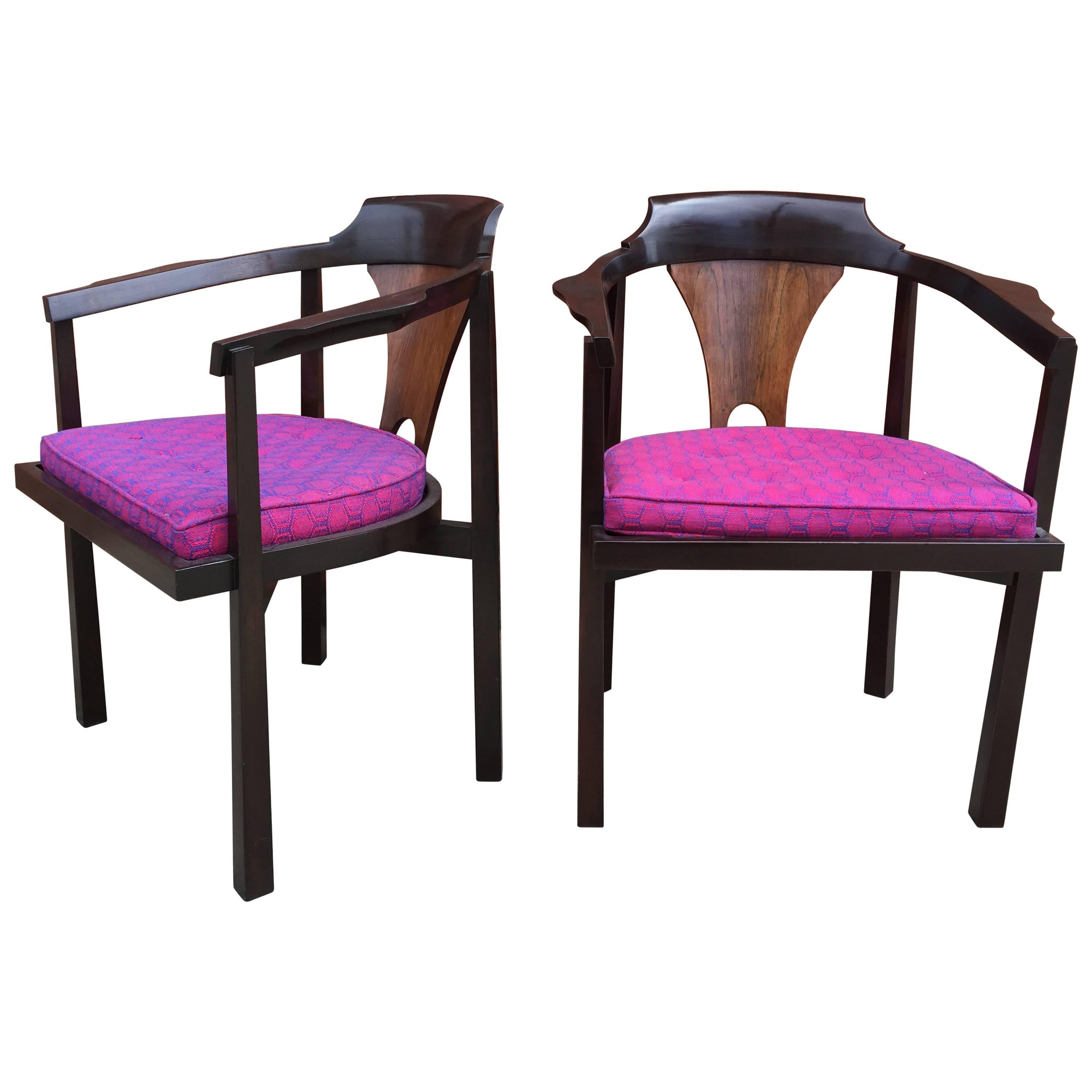 Pair of Dunbar Occasional Chairs For Sale