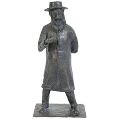 H.W. Hauptman Bronze Sculpture of a Judaic Figure