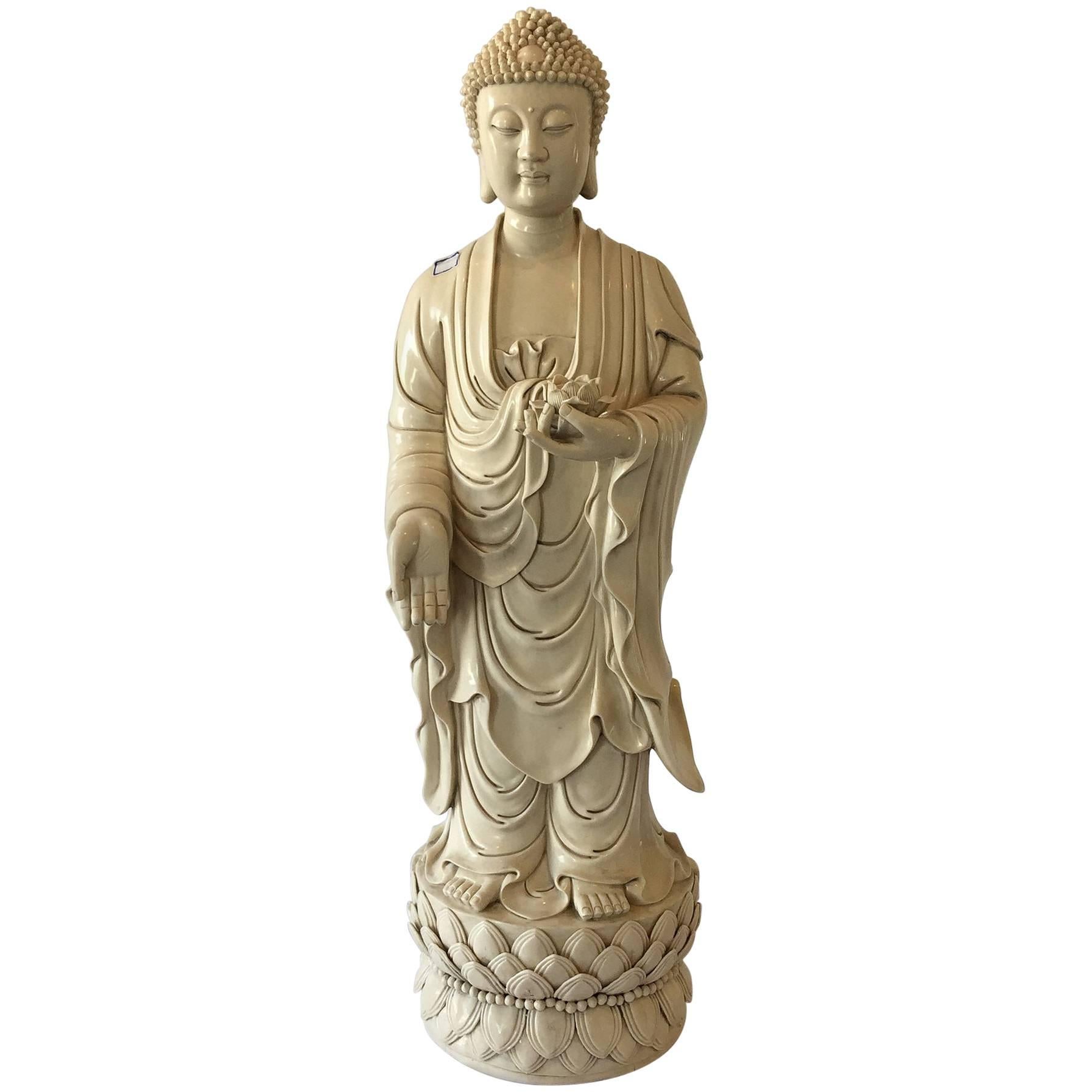 20th Century Blanc de Chine Buddha