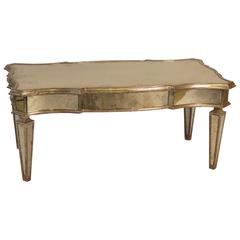 Vintage Mirrored Coffee Table