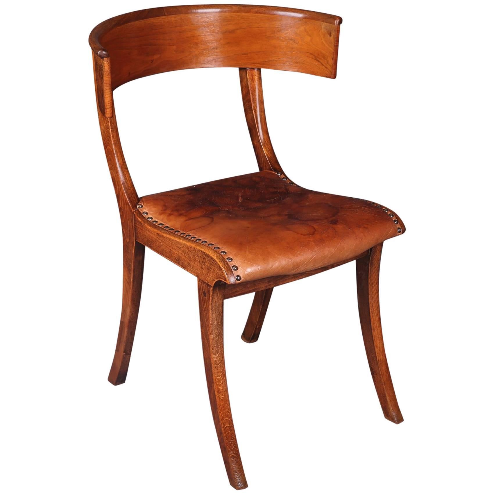 19th Century Empire Klismos Chair